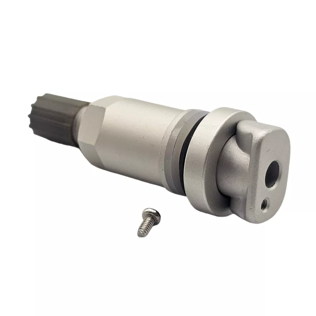 TPMS Valve Stem TPMS01 – Clamp-On Silver Finish Tire Pressure Sensor Stem
