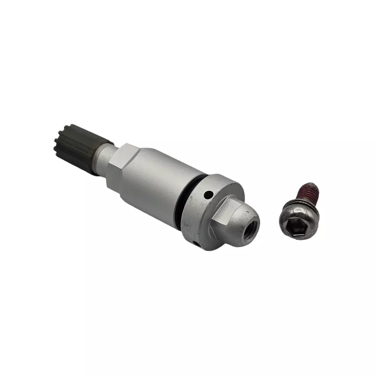 TPMS27 Brushed Nickel Valve Stem – Tesla Bluetooth TPMS Model 3/S/X/Y 2021-2024 Cybertruck