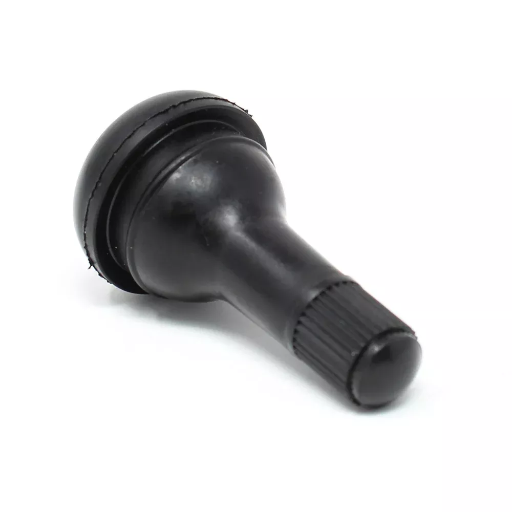 TR415 Snap-In Rubber Valve Stem – Short & Wide for 0.625″ Valve Holes