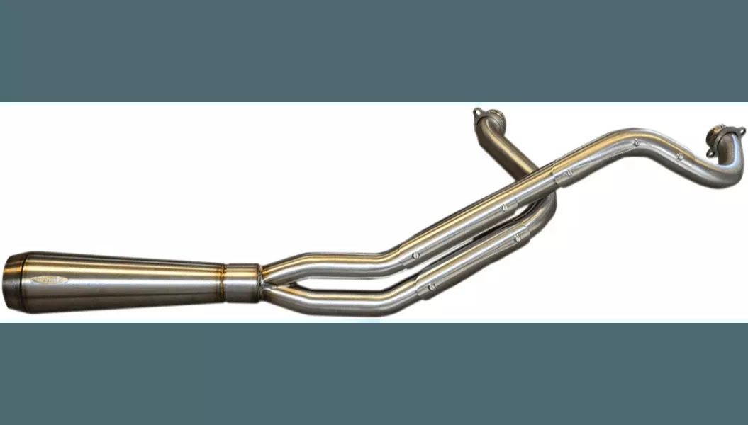 Trask Assault 2:1 Exhaust System for '14-20 Indian Chieftain Models - Stainless