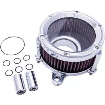 Trask Assault Charge Breather Air Cleaner – TM-1023CH For Harley Motorcycles 2017-2024