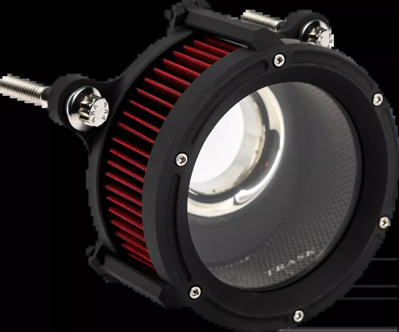 Trask Assault Charge High-Flow Air Cleaner Kit - Black - TM-1024BK