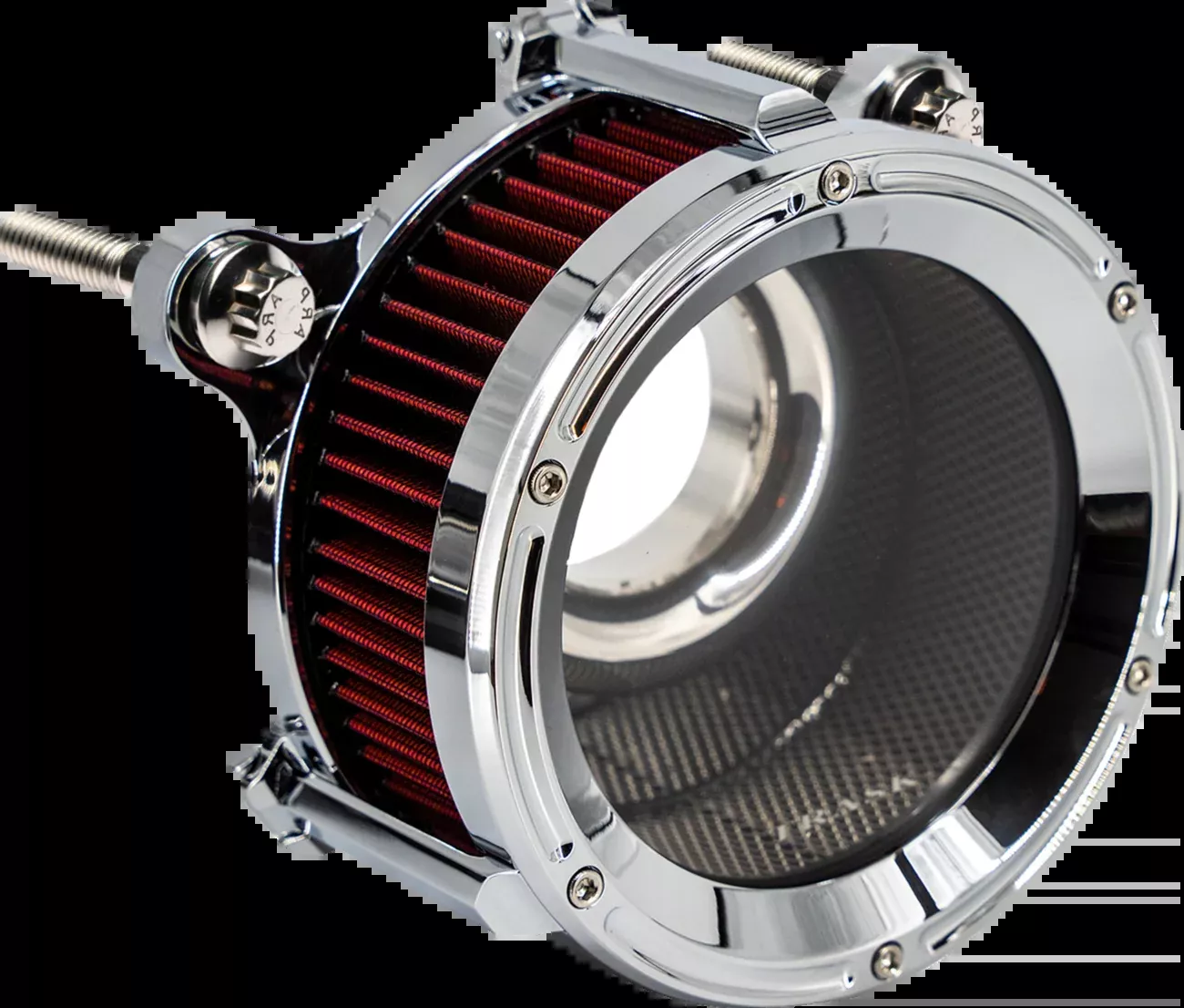 Trask Assault Charge High-Flow Air Cleaner Kit - Chrome - TM-1024CH