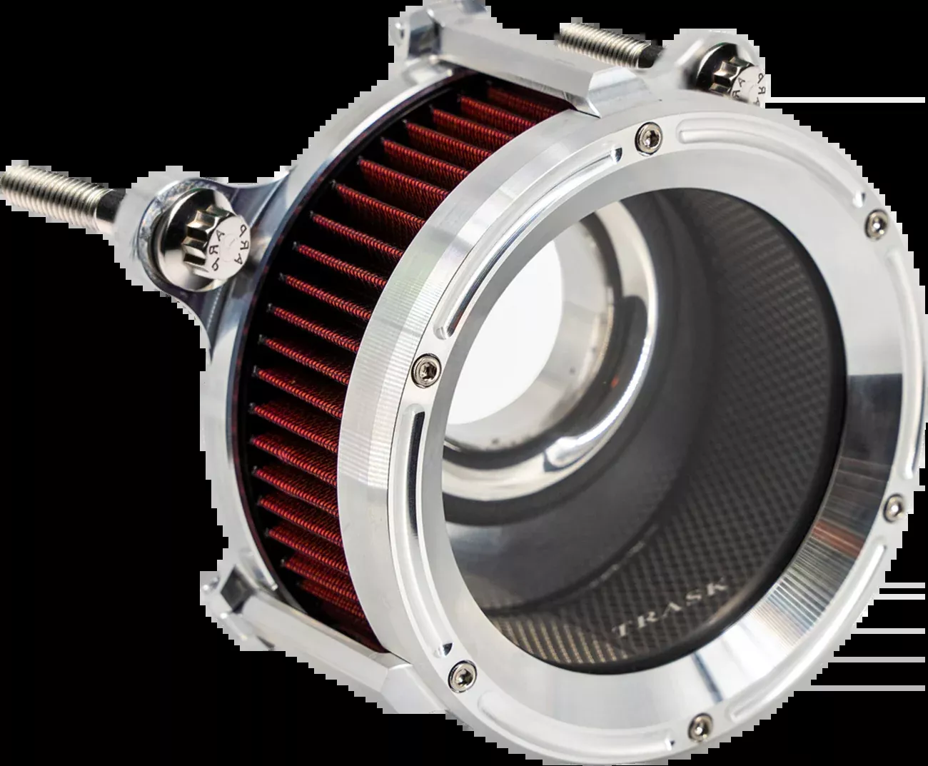 Trask Assault Charge High-Flow Air Cleaner Kit - Raw - TM-1024R