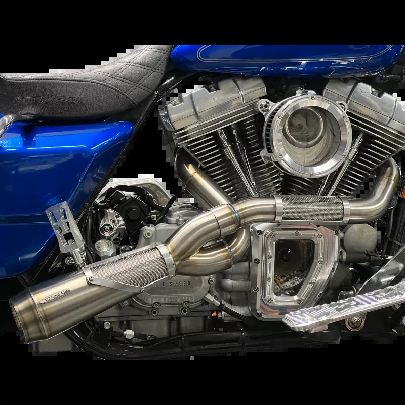TRASK BIG SEXY 2:1 EXHAUST HARLEY DAVIDSON BAGGERS 2000-2016