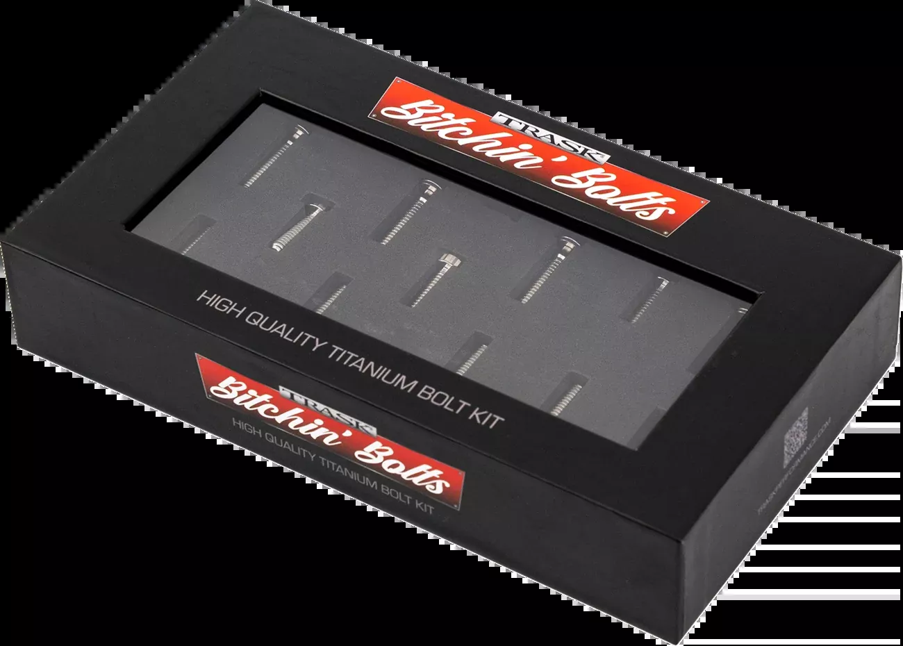 TRASK Bitchin' Bolts Hardware Kit - Titanium - M8 - Cam Cover TM-1050-C