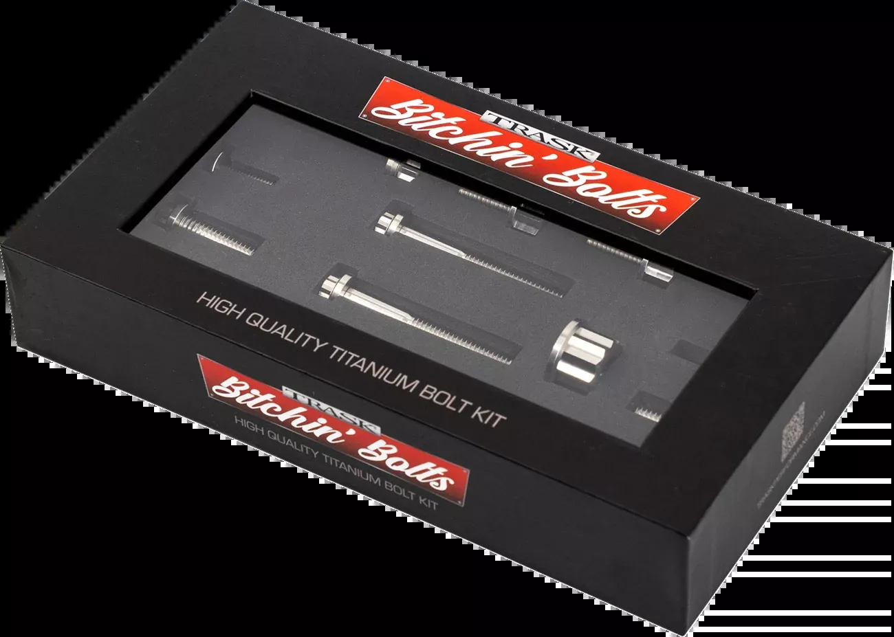 TRASK Bitchin' Bolts Hardware Kit - Titanium - M8 - Peg Mount TM-1050-F