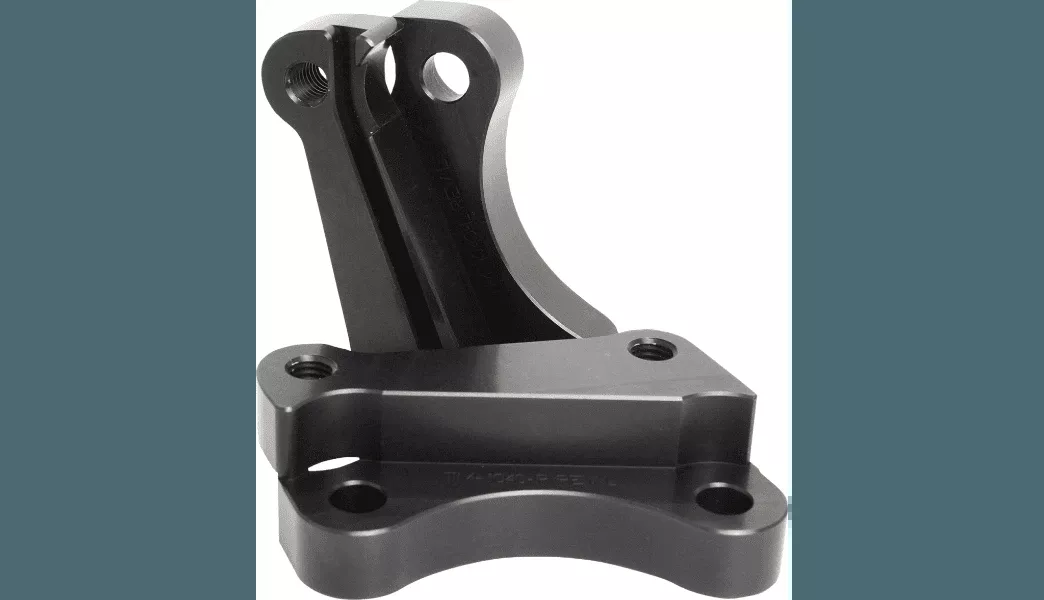 Trask Front Brake Caliper Mount for 13" Rotors for '14-23 Harley Davidson Touring - Black