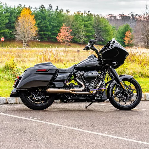 Trask Straight Assault 2-Into-1 Exhaust for 2017-2023 Harley Touring