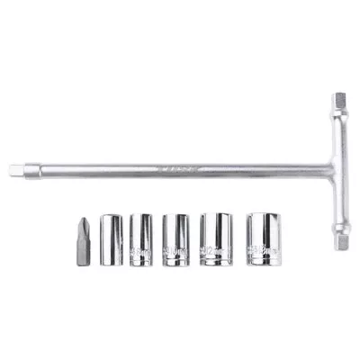 Tusk 3-Way Mini T-Handle Wrench Tool Kit 1/4″ Drive