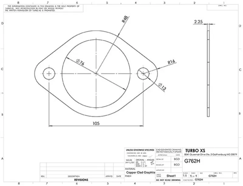 TXS Exhaust Gaskets