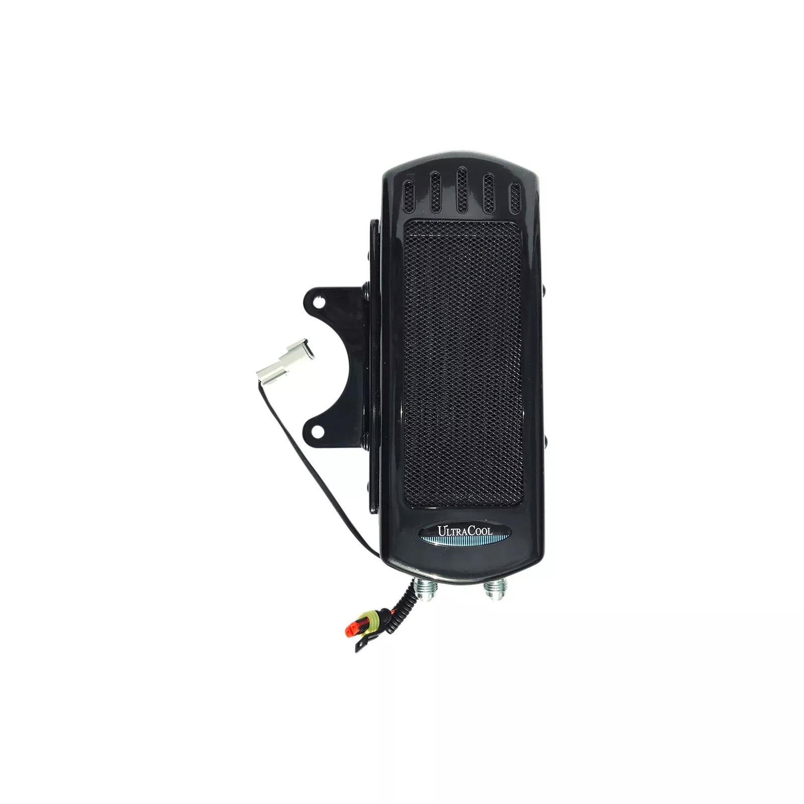 ULTRACOOL - SIDE MOUNT OIL COOLER M8 TOURING 17-23 GLOSS BLK