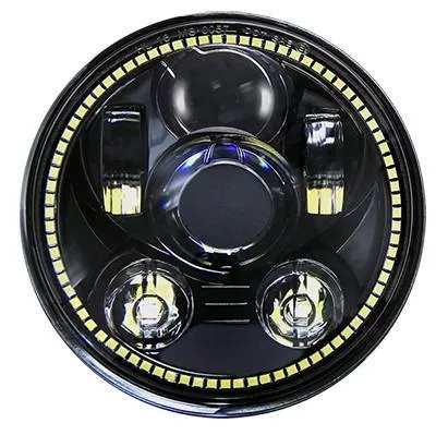 Universal 5.75″ Motorcycle Headlight w/ DRL Halo (10-20209)