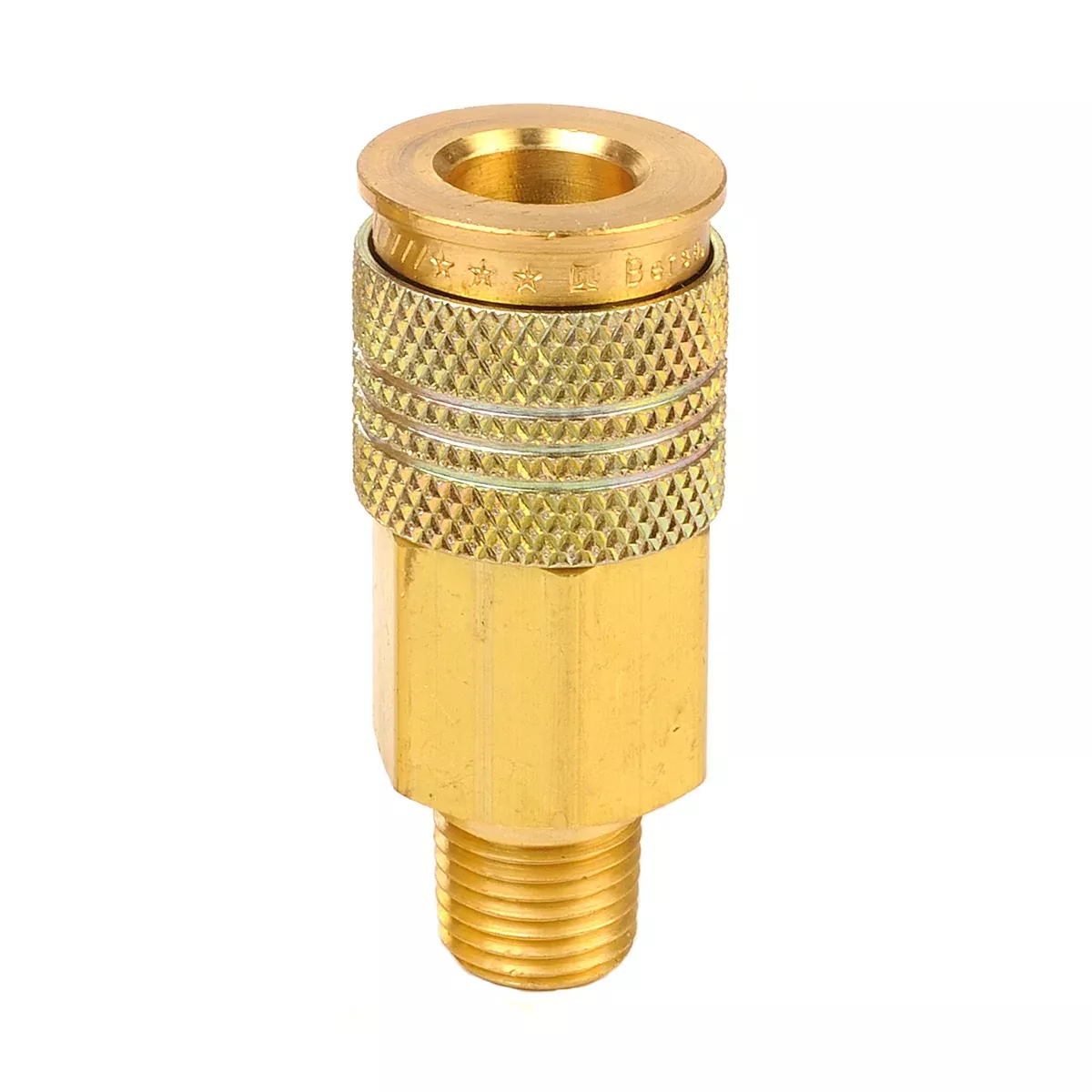 Universal Coupler - 1/4" Body, 1/4" NPT M, Brass