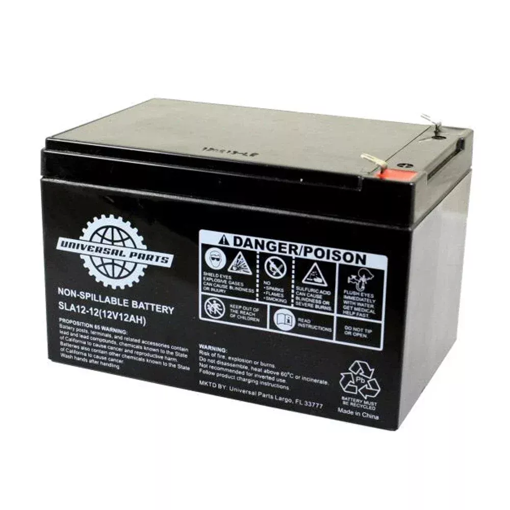 Universal Parts 12V 12AH SLA Battery - SLA12-12