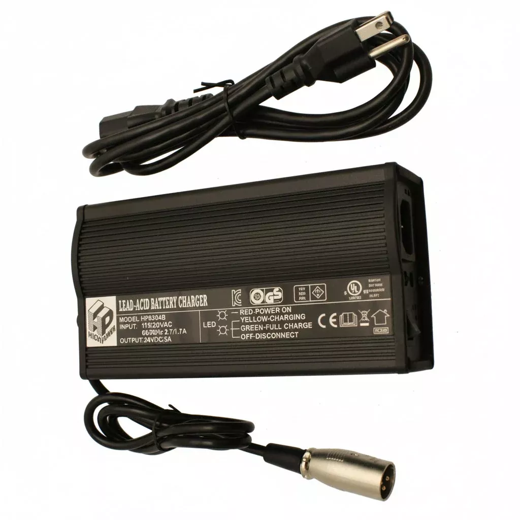 Universal Parts 24 Volt 5.0 Amp XLR HP8204B Battery Charger