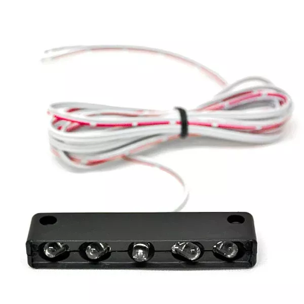 Universal White LED License Plate Tag Bracket Light