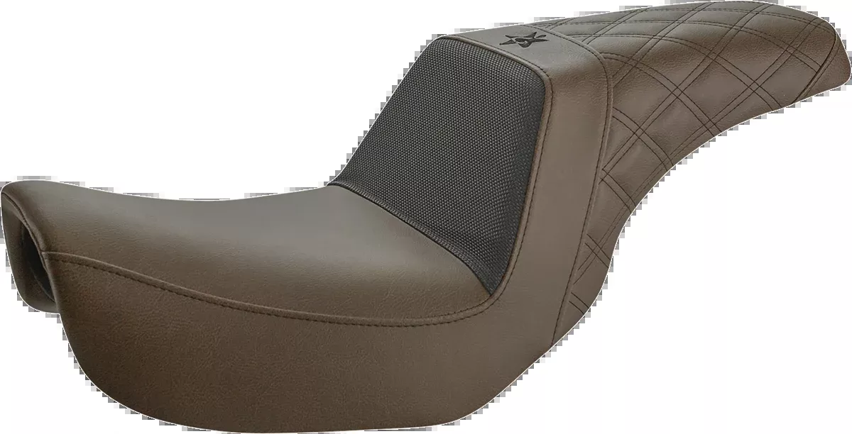 Unknown Industries Seat - Front Carbon Fiber/Black Gripper Lumbar/Rear Lattice Stitch - XL '04-'22