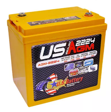 US AGM2224 6 Volt Deep Cycle Battery