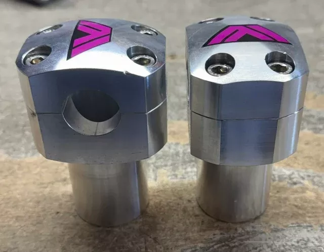Used - (RAW) FLSTSC Heritage Springer Risers (purple sticker)
