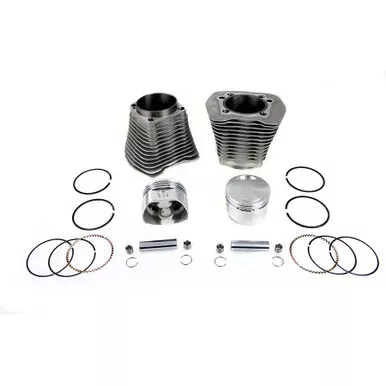 V-Twin MFG 88 inch Evolution Big Bore Cylinder Kit Silver