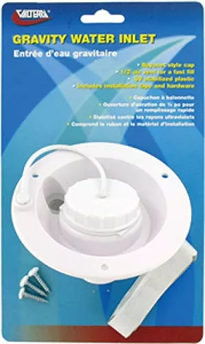 Valterra A01-2003VP Gravity Water Inlet - White