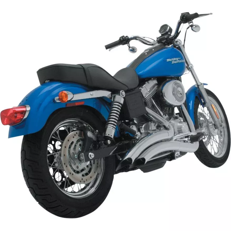 Vance & Hines 26007 Chrome Big Radius 2-2 Exhaust System 91-05 Harley Dyna FXD