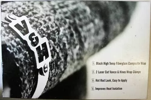 Vance & Hines 26523 Header Exhaust Wrap Kit Motorcycle Harley Metric