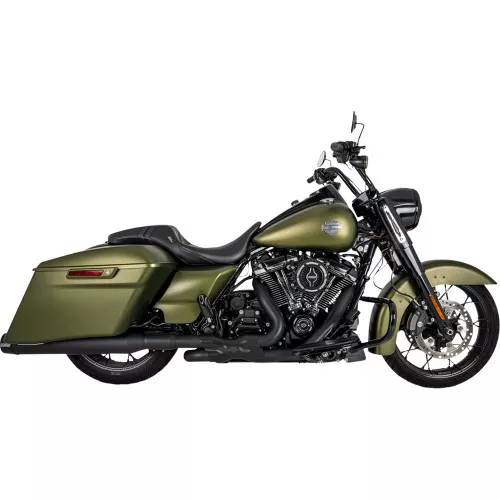 Vance & Hines 4.5" Blackbird Slip-On Mufflers for 2017-2024 Harley Touring - Black
