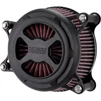 Vance & Hines 42065VO2 X Air Cleaner Black Wrinkle For Harley Touring 2017-2021