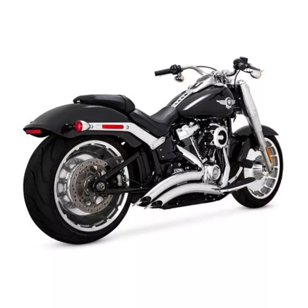 Vance & Hines Big Radius 2-Into-2 PCX Chrome Exhaust for Harley-Davidson Softail 2018-2024