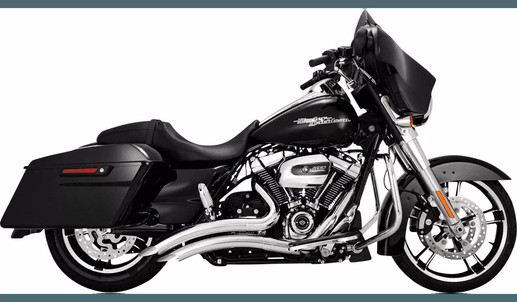 Vance & Hines Big Radius Exhaust System for Harley Davidson Touring Models '17-Up - Chrome (49-State Emissions Compliant)