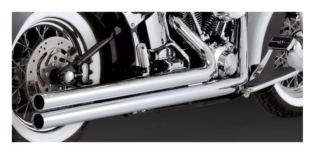 Vance & Hines Big Shots Long Exhaust For Harley Softail 1986-2009
