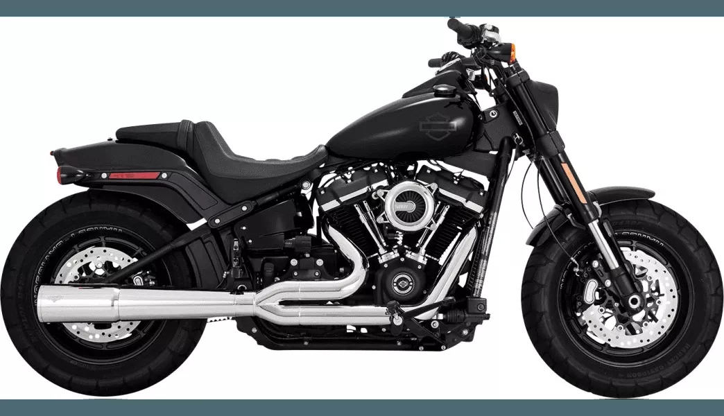 Vance & Hines Pro Pipe 2-into-1 Exhaust System for '18-Up Harley Davidson Standard, Fat Bob, Street Bob, Slim, Deluxe, and Low Rider Models