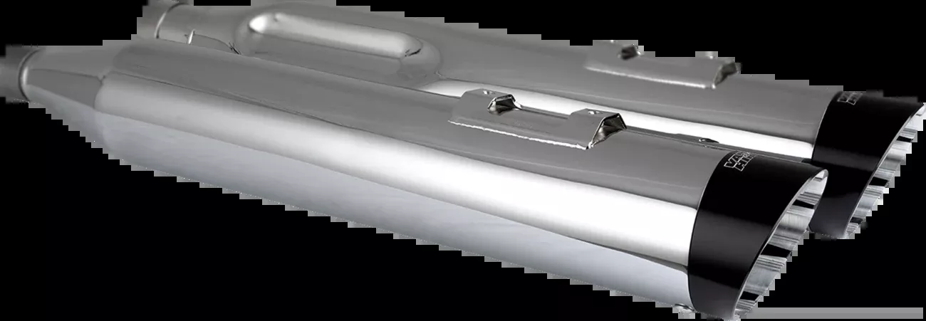 VANCE & HINES Razorback 450 Slip-On Mufflers - Chrome - M8 Bagger - 17960