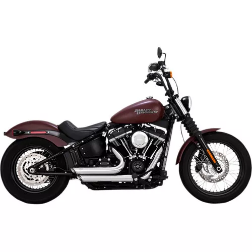 Vance & Hines Shortshots Staggered Exhaust for 2018-2024 Harley Softail - Chrome