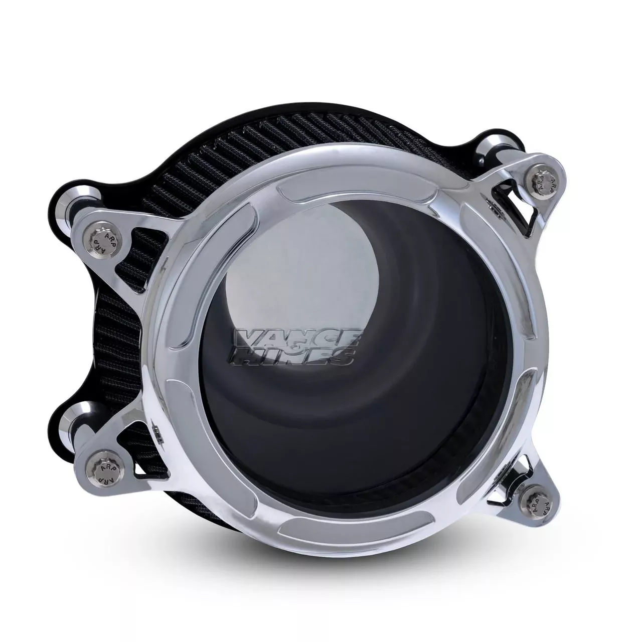 Vance & Hines VO2 Insight Air Cleaner Kit for Harley Davidson '08-16 Touring and '16-17 Softail Models - Wrinkle Black