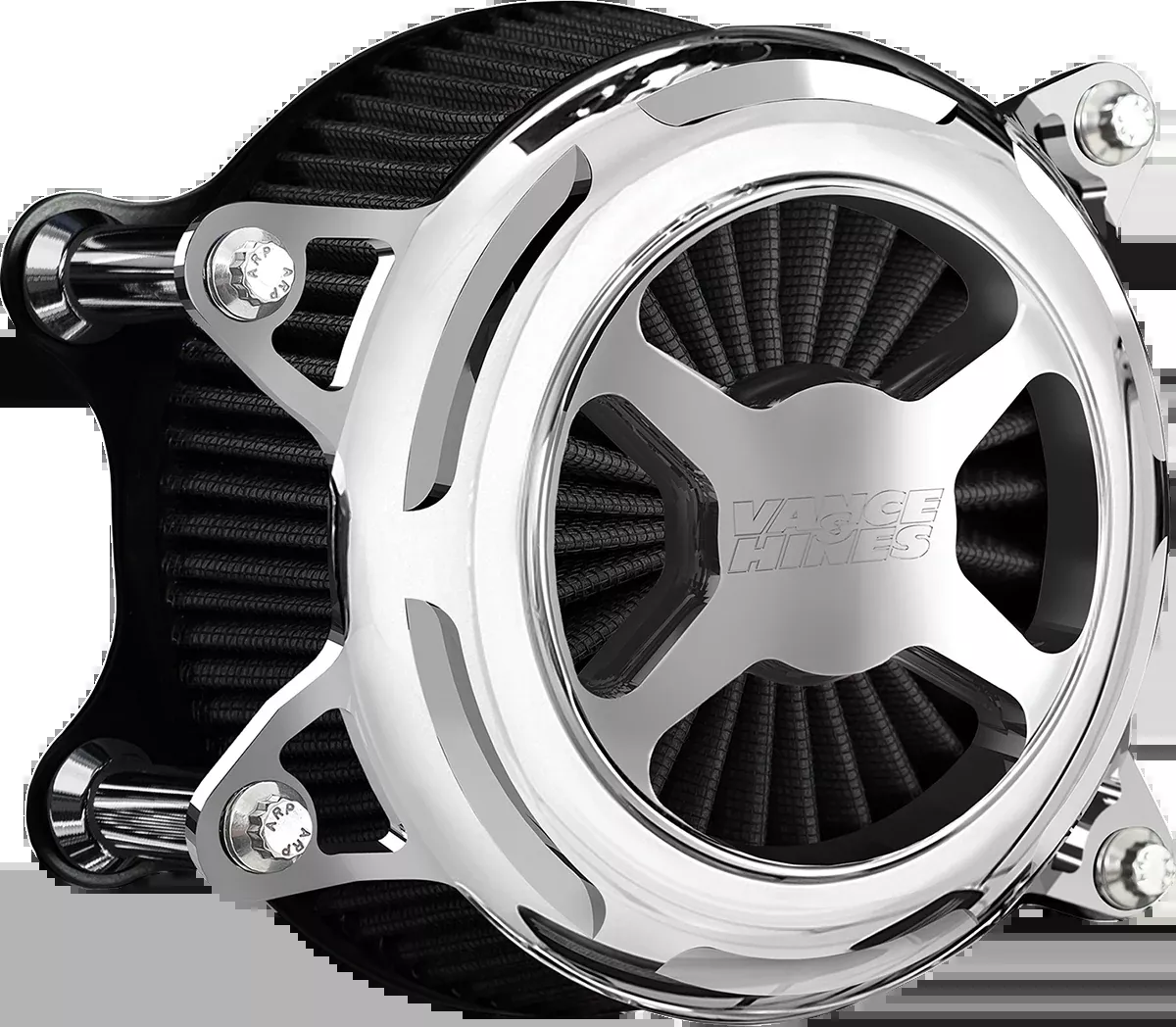 Vance & Hines VO2 X Chrome Air Filter Cleaner for 2017-2024 Harley Touring 72345