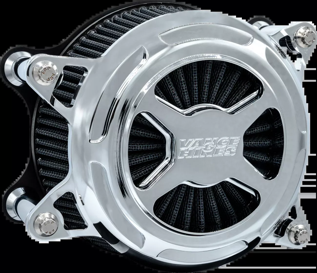 Vance & Hines VO2 X Chrome Air Filter Kit for 2023-2026 Harley Touring Softail