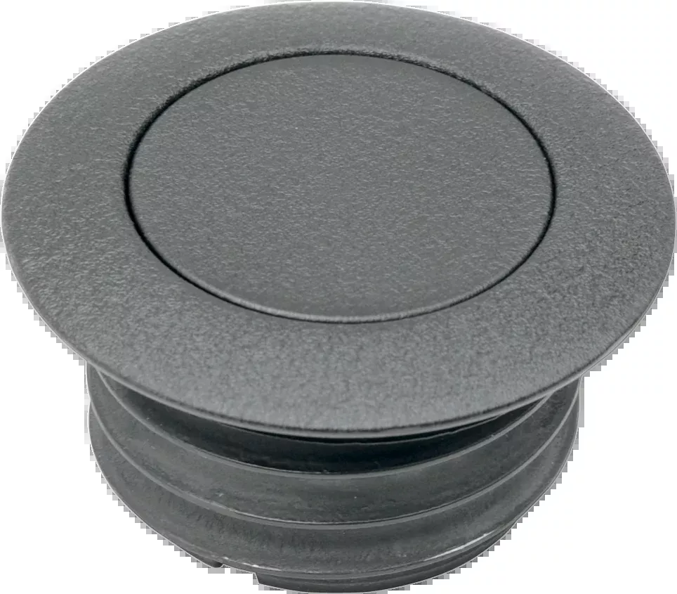 Vented Black Wrinkle Pop-Up Gas Caps Harley-Davidson 1984- Early 1996