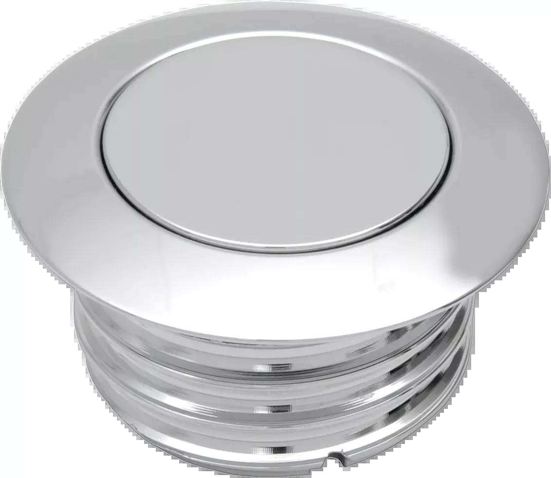 Vented Chrome Pop-Up Gas Caps For Harley-Davidson Models Late1993-2013