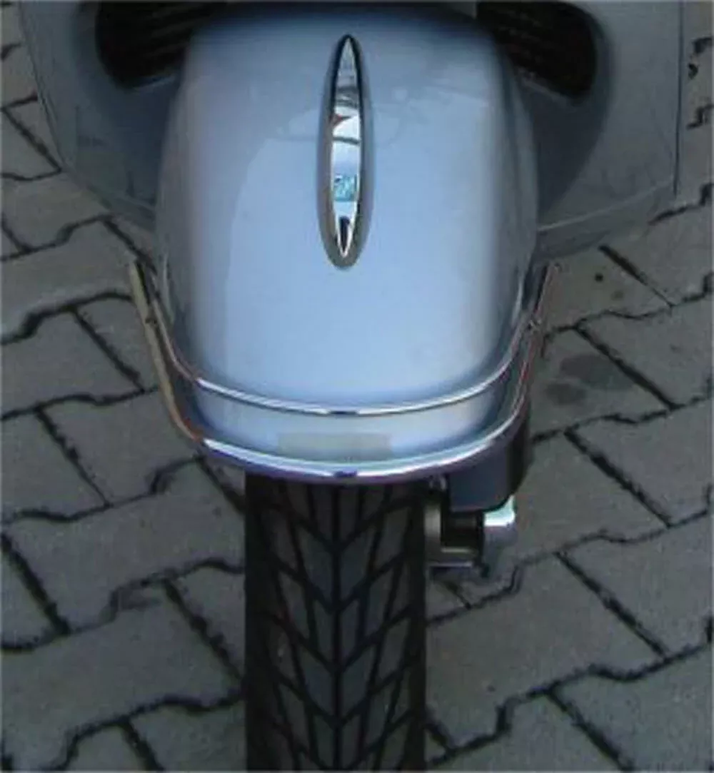 Vespa GTS250, GTS300 Chrome Front Bumper by Cuppini
