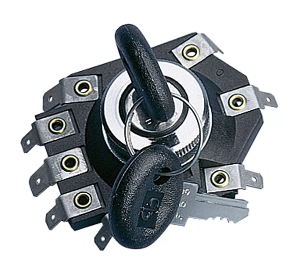 Vespa P Series 8-Pole Ignition Switch w/ Keys by Prima