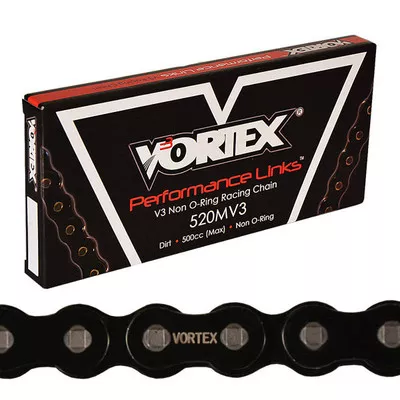Vortex 520MV3 Non O-Ring Offroad Motorcycle Chain