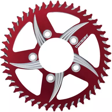Vortex Cat5 Rear Aluminum Sprocket Red 47T - 251ZR-47