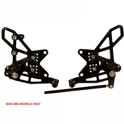 Vortex Kawasaki ZX10R 2011-2015 Adjustable Rearsets V2