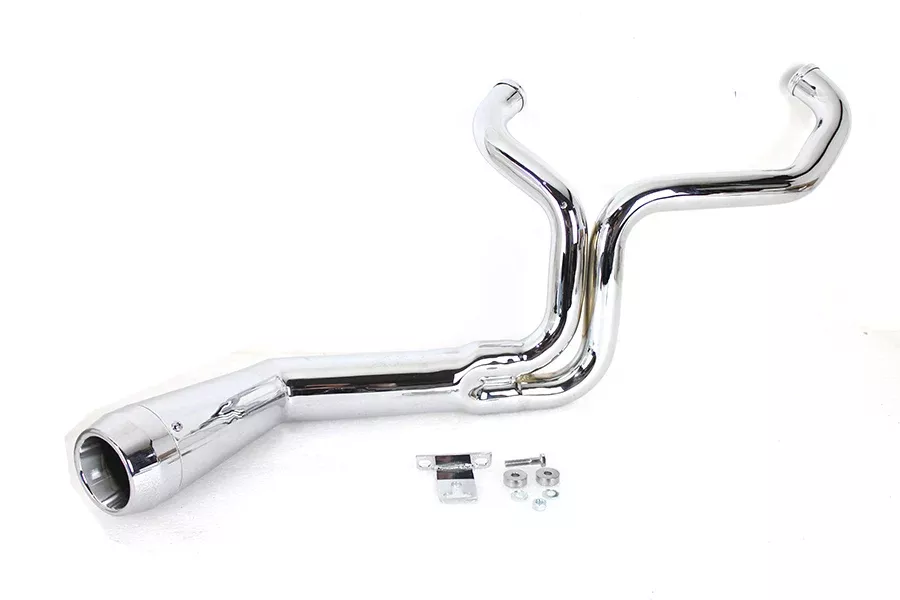 VTWIN OFFSET MEGA 2:1 EXHAUST SYSTEMS HARLEY BAGGERS 85-16