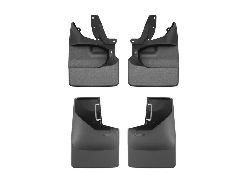 WeatherTech 21-25 Ford Bronco Bumper Style 2 Front & Rear Mudflaps – Black