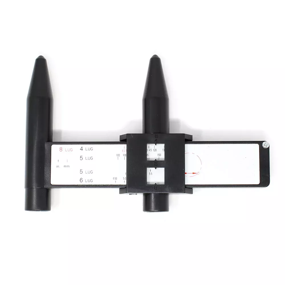 Wheel Bolt Pattern Gauge BPC – Quick-Measure Slide Tool for 4/5/6/8 Lug Patterns
