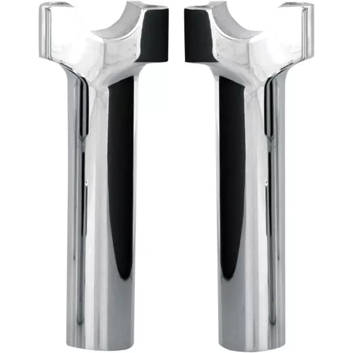 Wild 1 Chubby's 6" Straight Handlebar Risers - Chrome